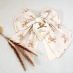 Fiocco Nascita Beige per Bambina